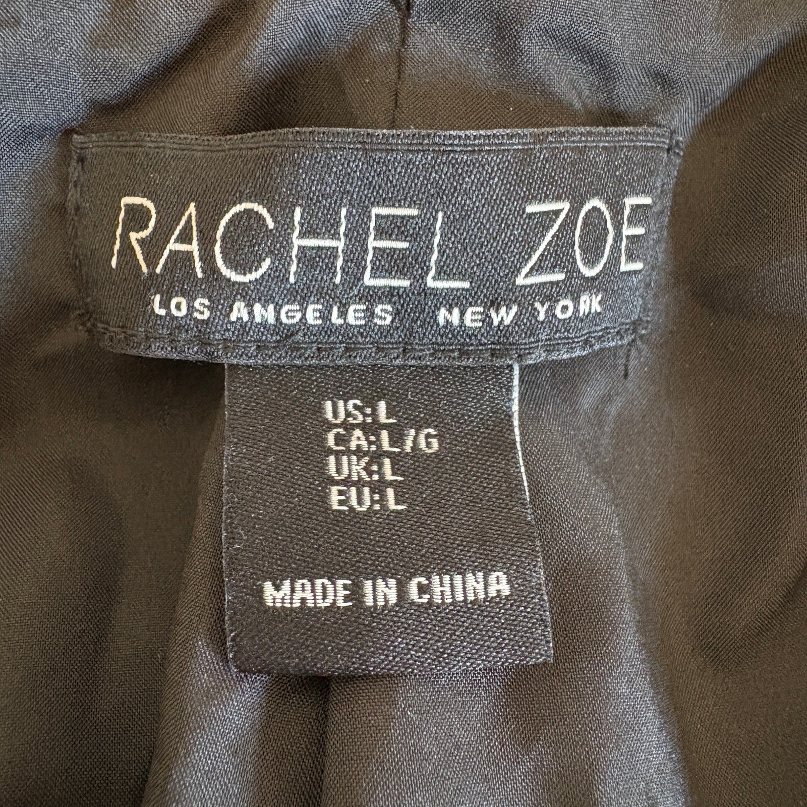 Rachel Zoe Retro Glam Black White Tweed Jacket - Women's Size L