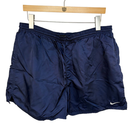 American Vintage Nike Navy Blue Soccer Shorts - Men's Size XL