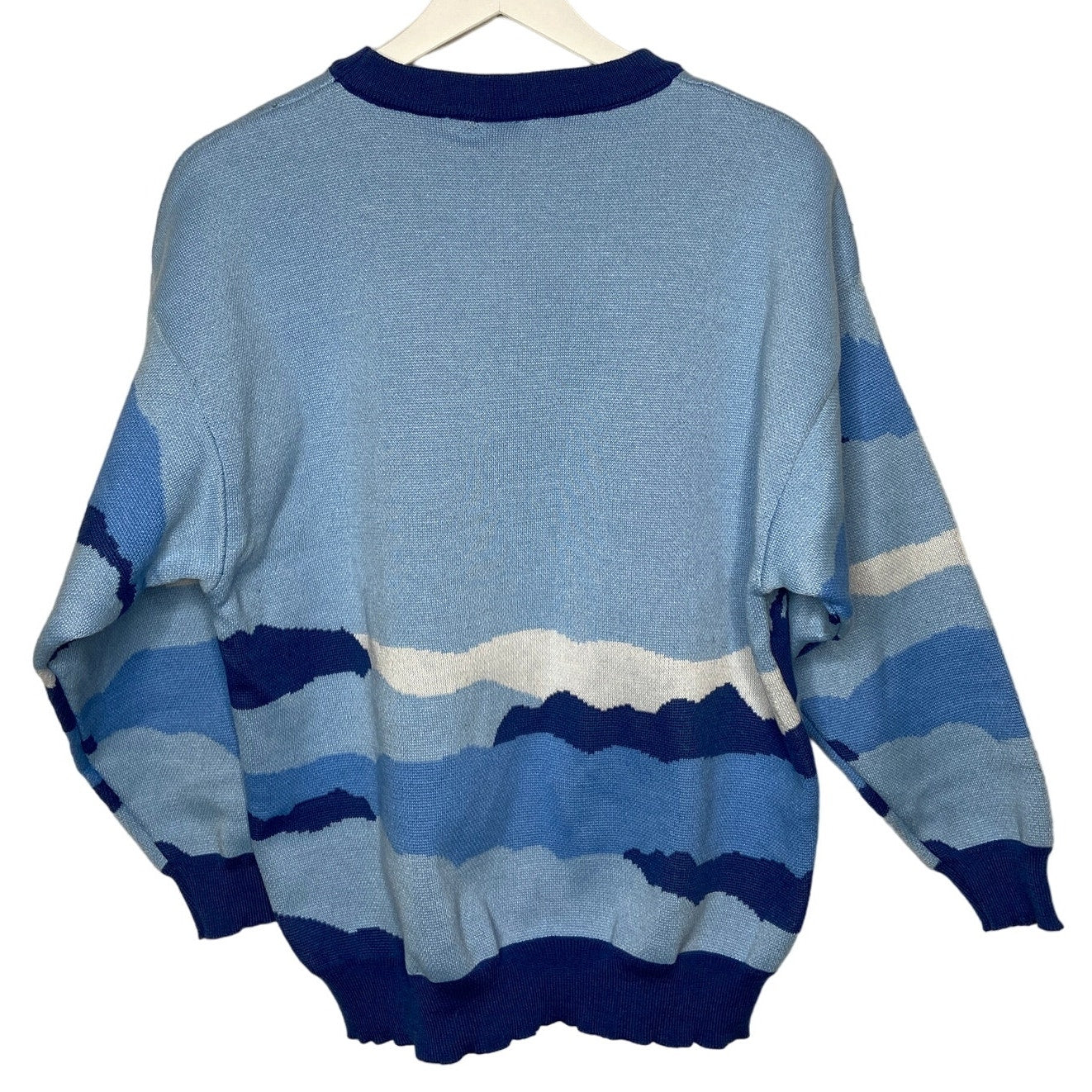 Daisy Street Blue Mountain Sunset Sweater - Women's Size XXL