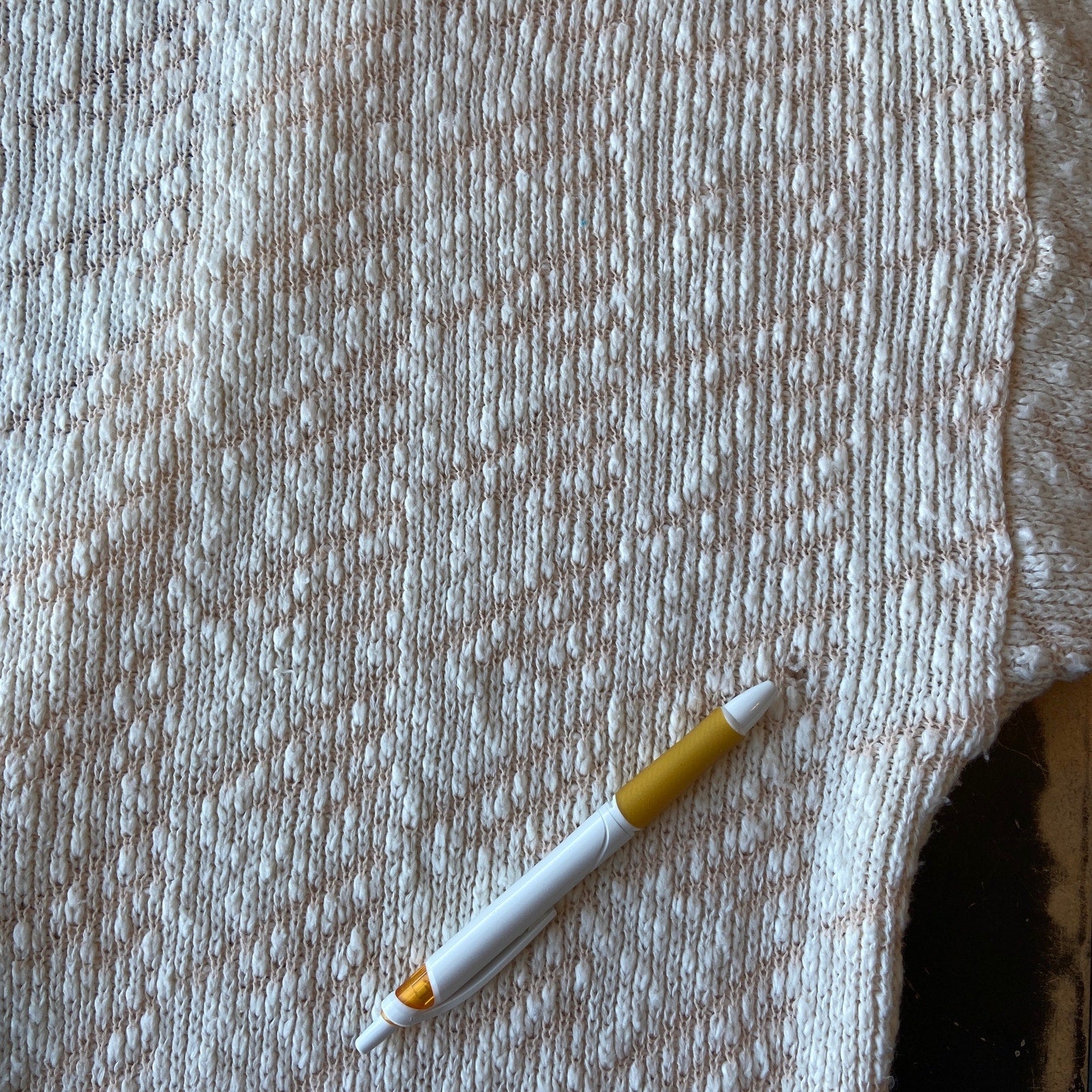 Vintage Oversized Pink Textured Granny Cardigan - Women's Size S