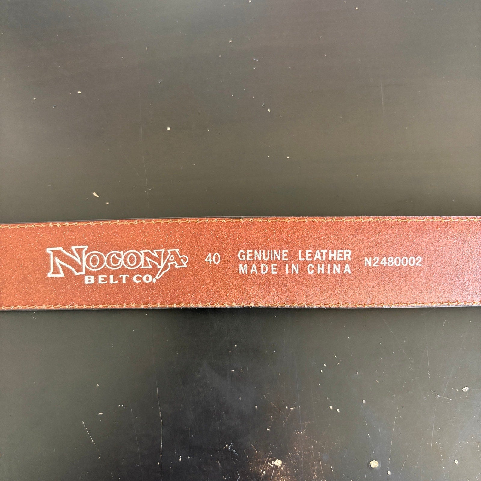 Nocona Belt Co. Brown Leather Belt - Men's Size 40