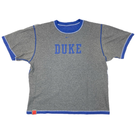 Vintage Nike Team Duke Blue Devils Reversible Short Sleeve T Shirt - Men's L