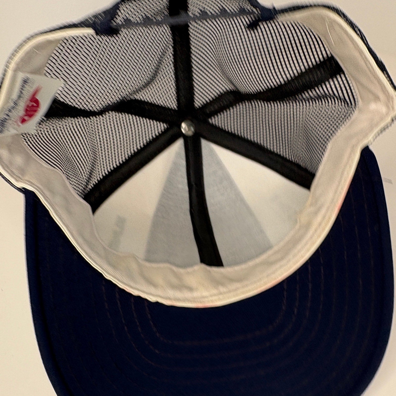 Vintage Lucky Strip Michigan Wolverines Snapback Mesh Hat