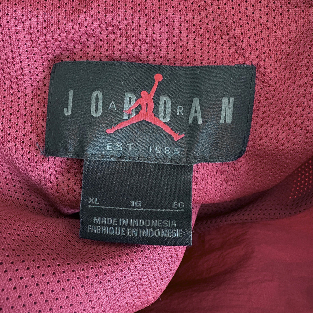 Jordan Flight Pomegranate DH9037-690 Full Zip Windbreaker - Men's Size XL