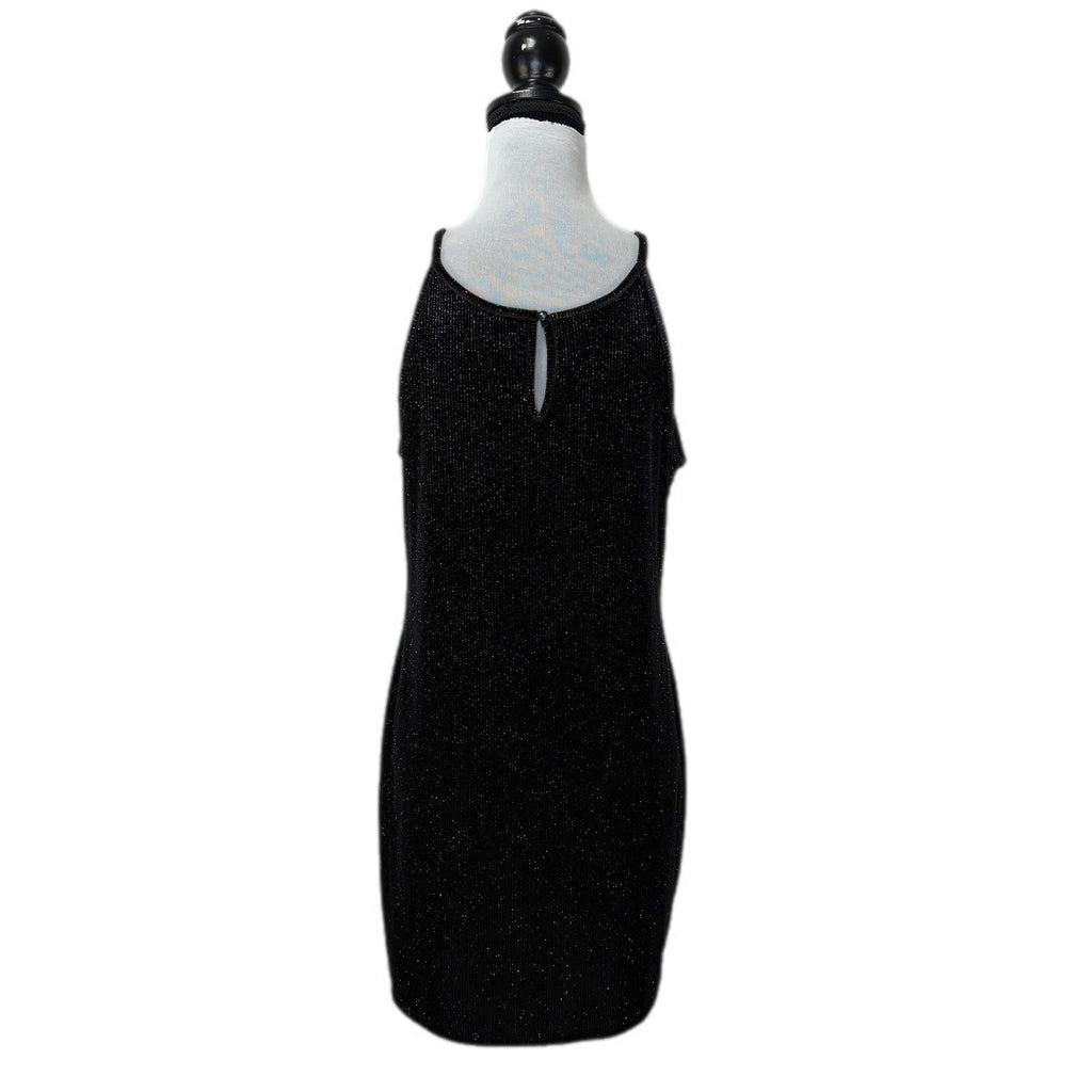 Black Sparkly Stretchy Bodycon Dress NWT- Women's Size XL
