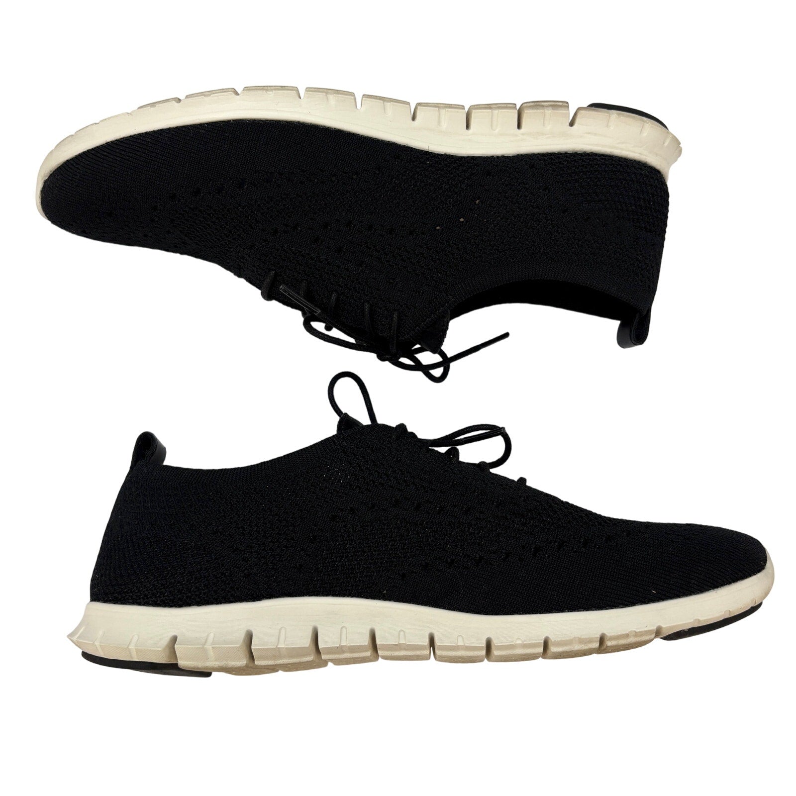 Cole Haan Zerogrand Black Knit Oxford Sneakers - Women's Size 11B