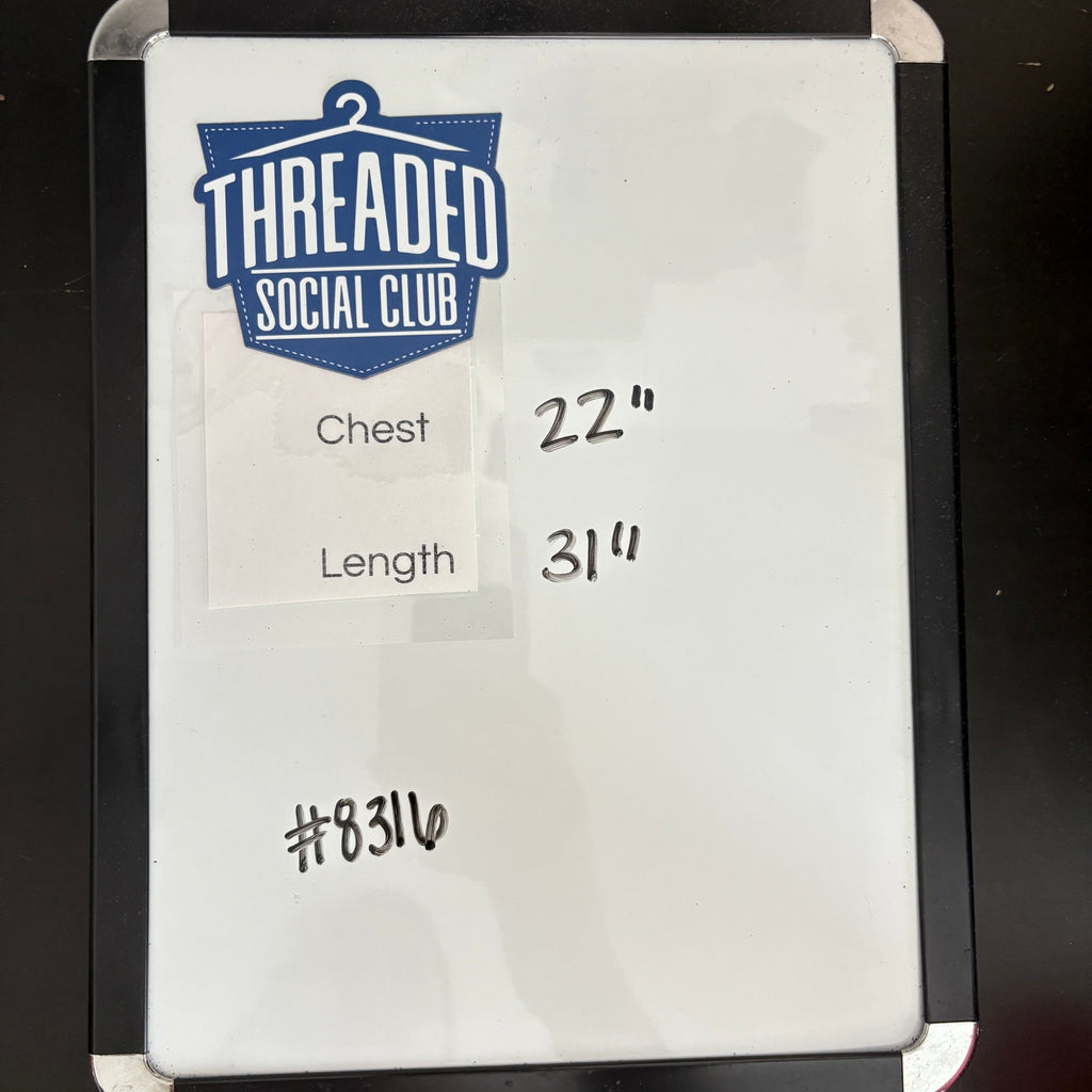 Y2K Burgundy Velvet Stripe Short Sleeve Shirt - Men's Size XL