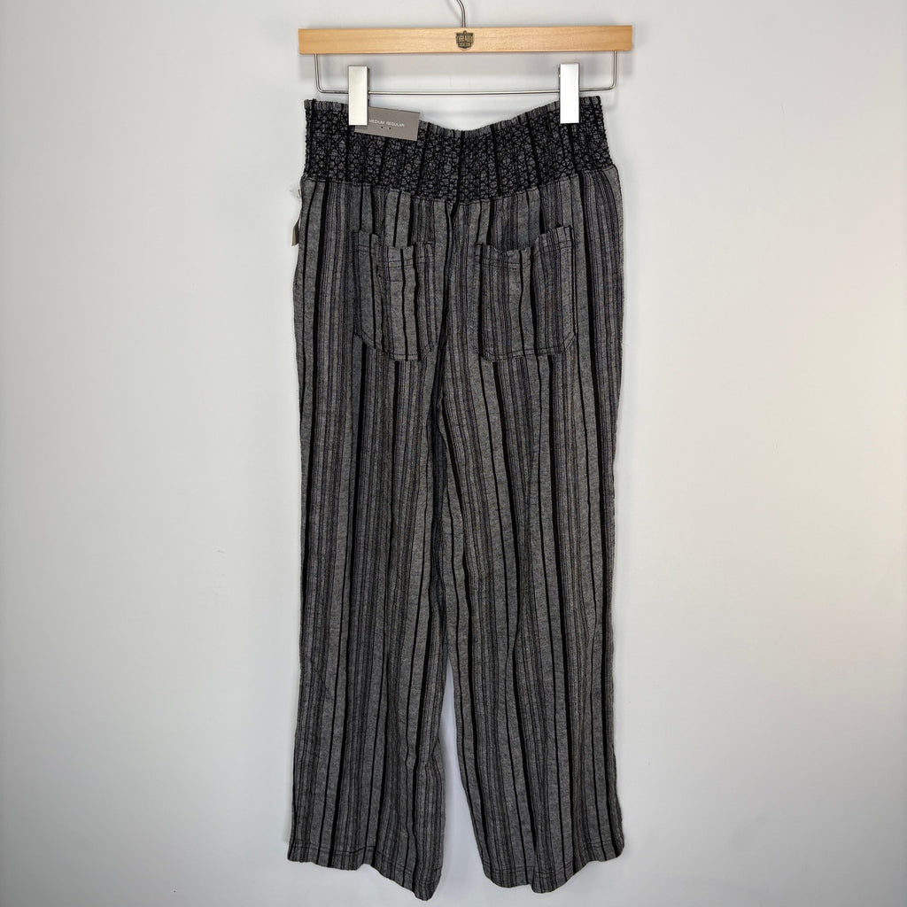 Maurices Linen Blend Striped Stretch Waist Pants NWT - Women's Size M