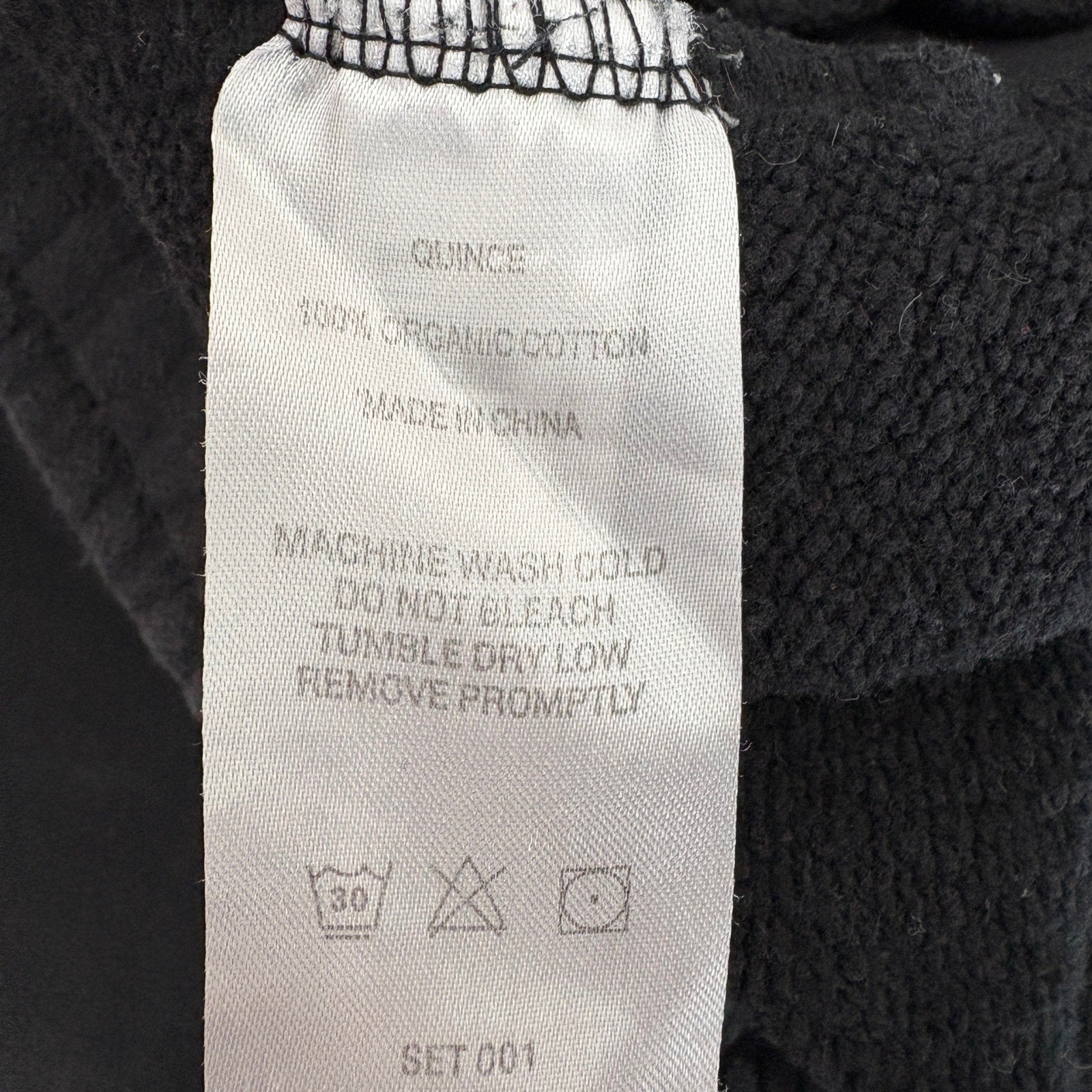 Quince Heavyweight Boyfriend Jogger in Black - Women's Size L