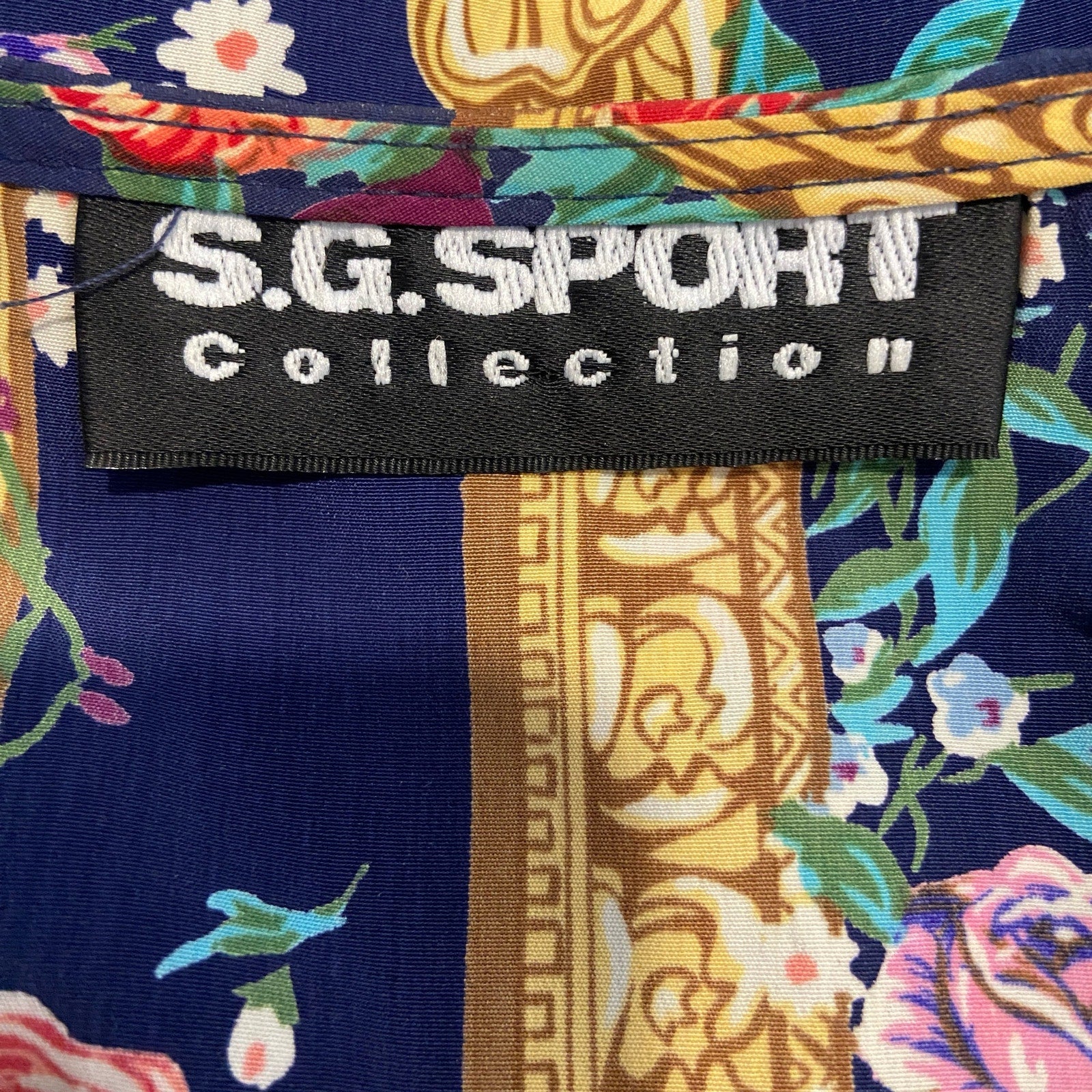 Vintage Floral Lightweight Vest - Women's Size L