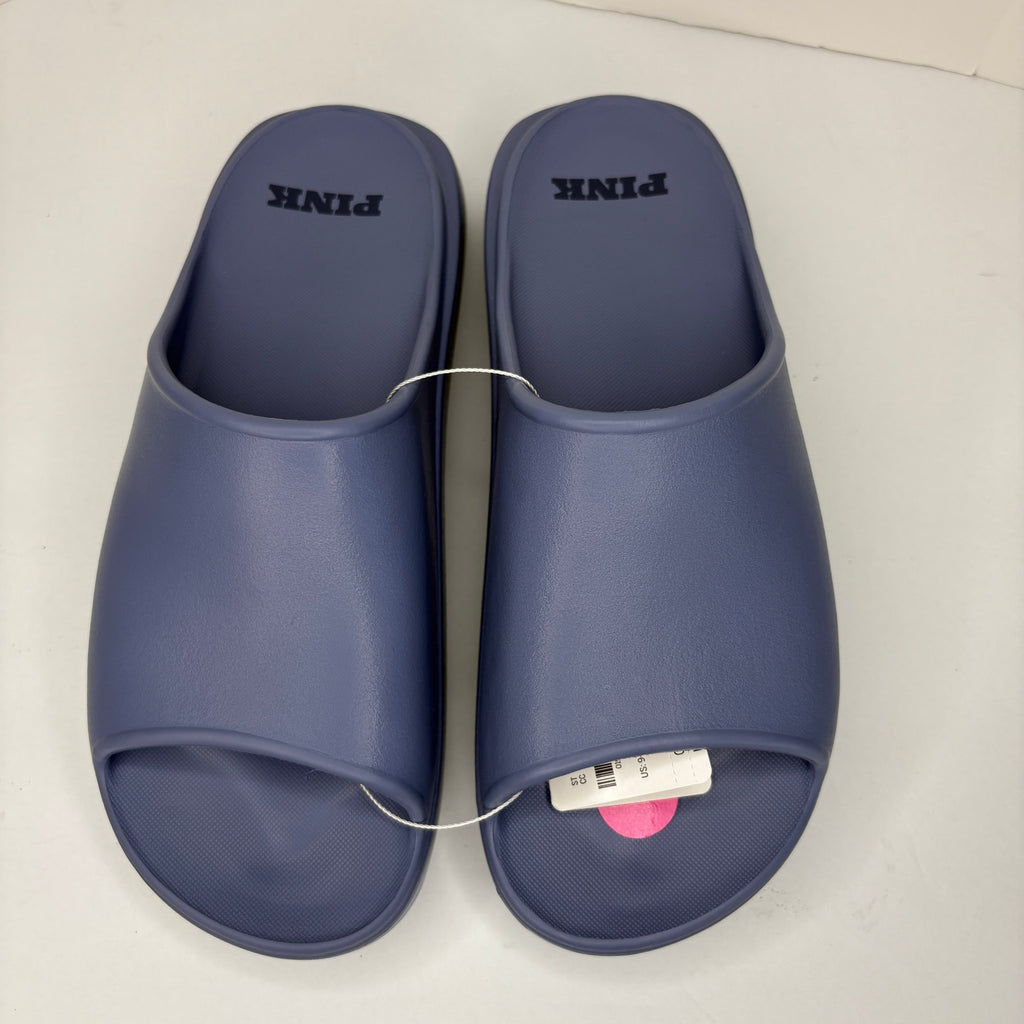 PINK Dusty Iris Platform Slide Sandals NWT - Women's Size L 9/10