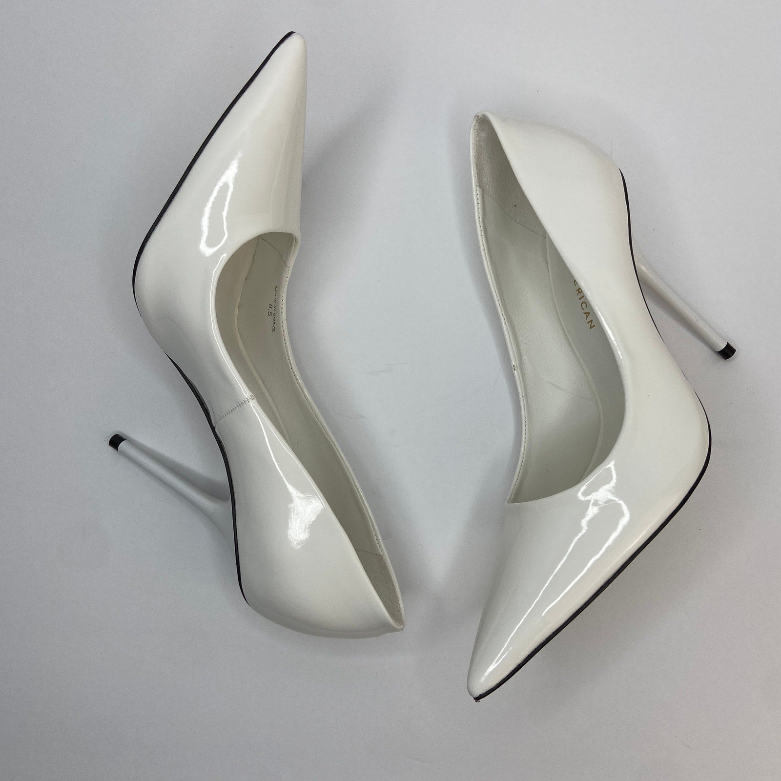 Good American Emma Heels in Ivory - Women's Size 8.5