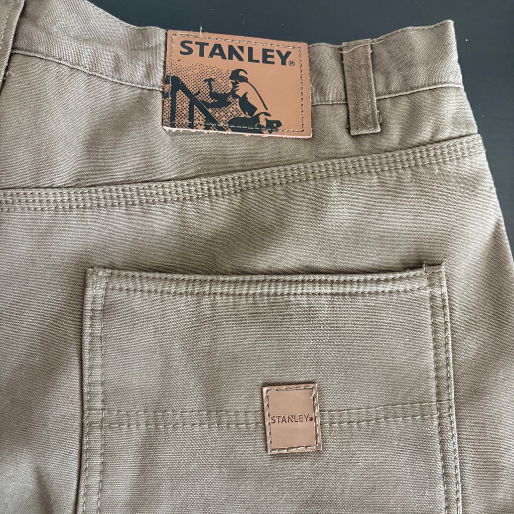 Stanley Fleece Lined Canvas Carpenter Pant in Coffee NWT - Men's Size 36x32