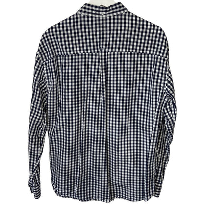 Staple Brand Blue Gingham Button Down Long Sleeve Shirt - Men's Size XL