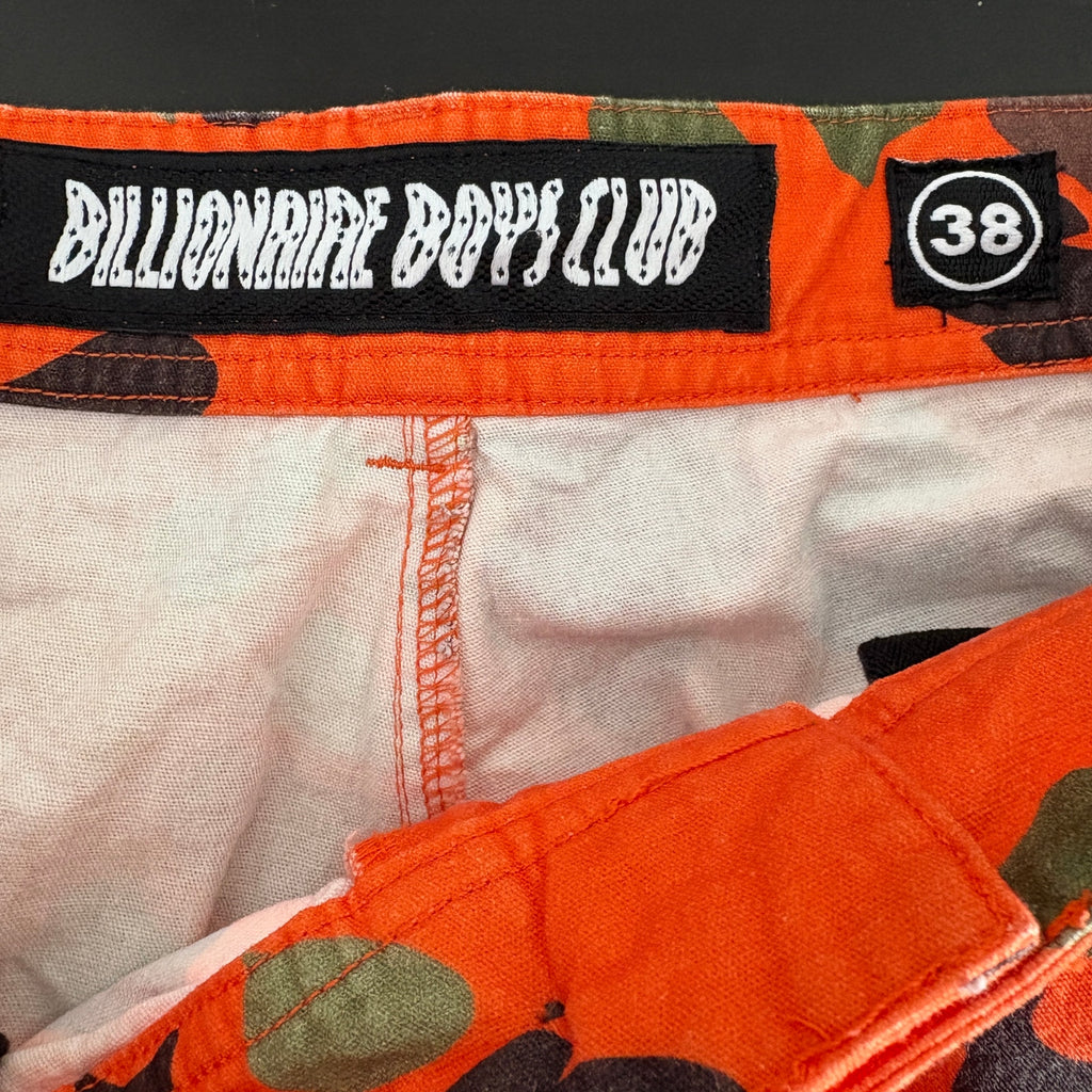 Billionaire Boys Club Camper Pant In Orange Camo - Men's Size 38