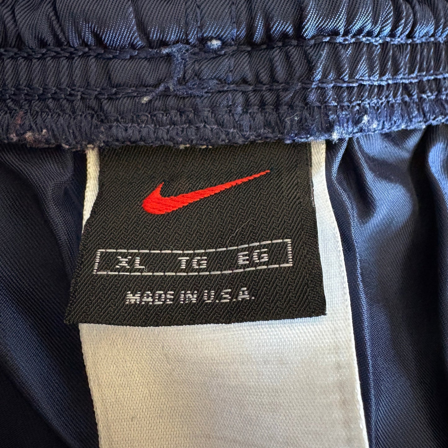 American Vintage Nike Navy Blue Soccer Shorts - Men's Size XL