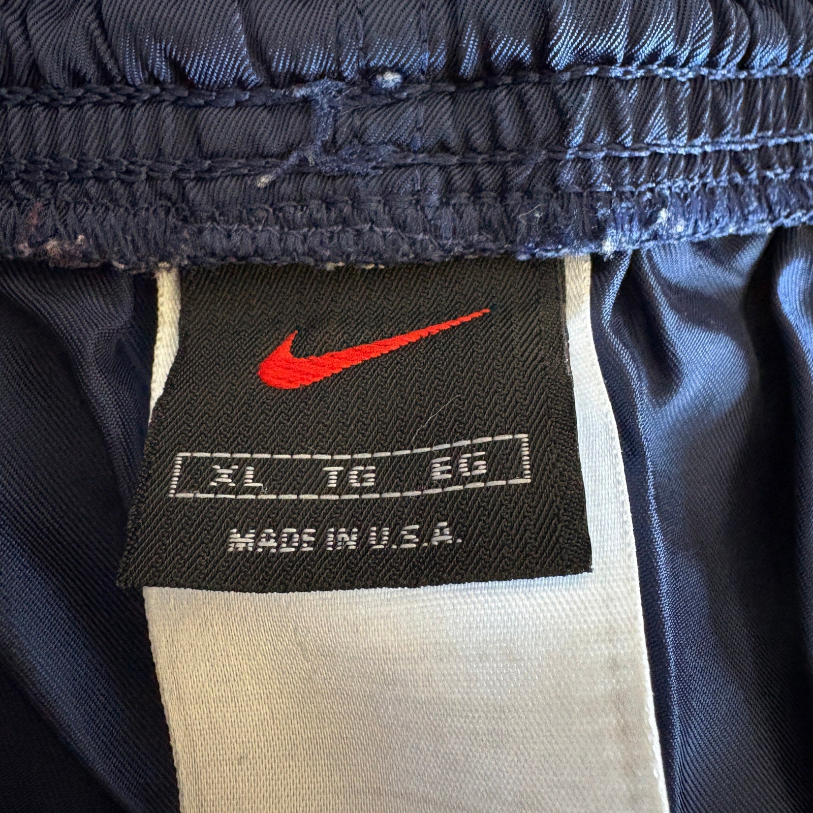 Vintage Nike Navy Blue Soccer Shorts Made in USA - Men's Size XL