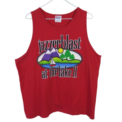 Vintage Jazzerblast at the Lake Tank Top - Adult Size XL