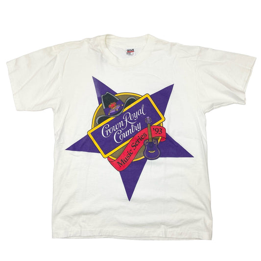 American Vintage Single Stitch Crown Royal Country Music '93 T Shirt - Adult L