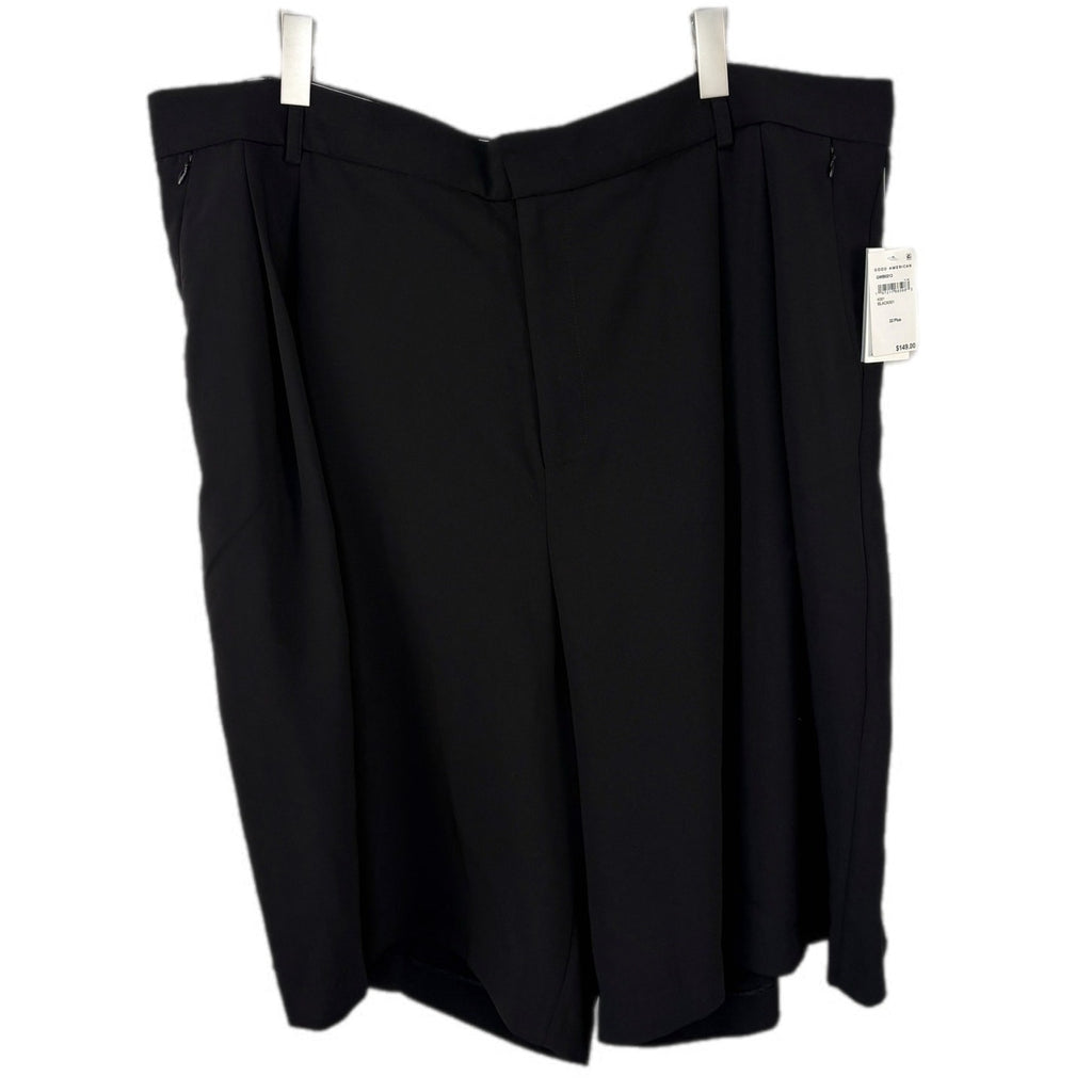 Good American Black Suiting Shorts NWT - Women's Size 22