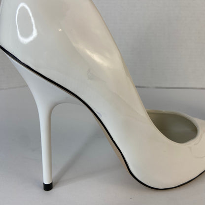 Good American Emma Heels in Ivory - Women's Size 8.5
