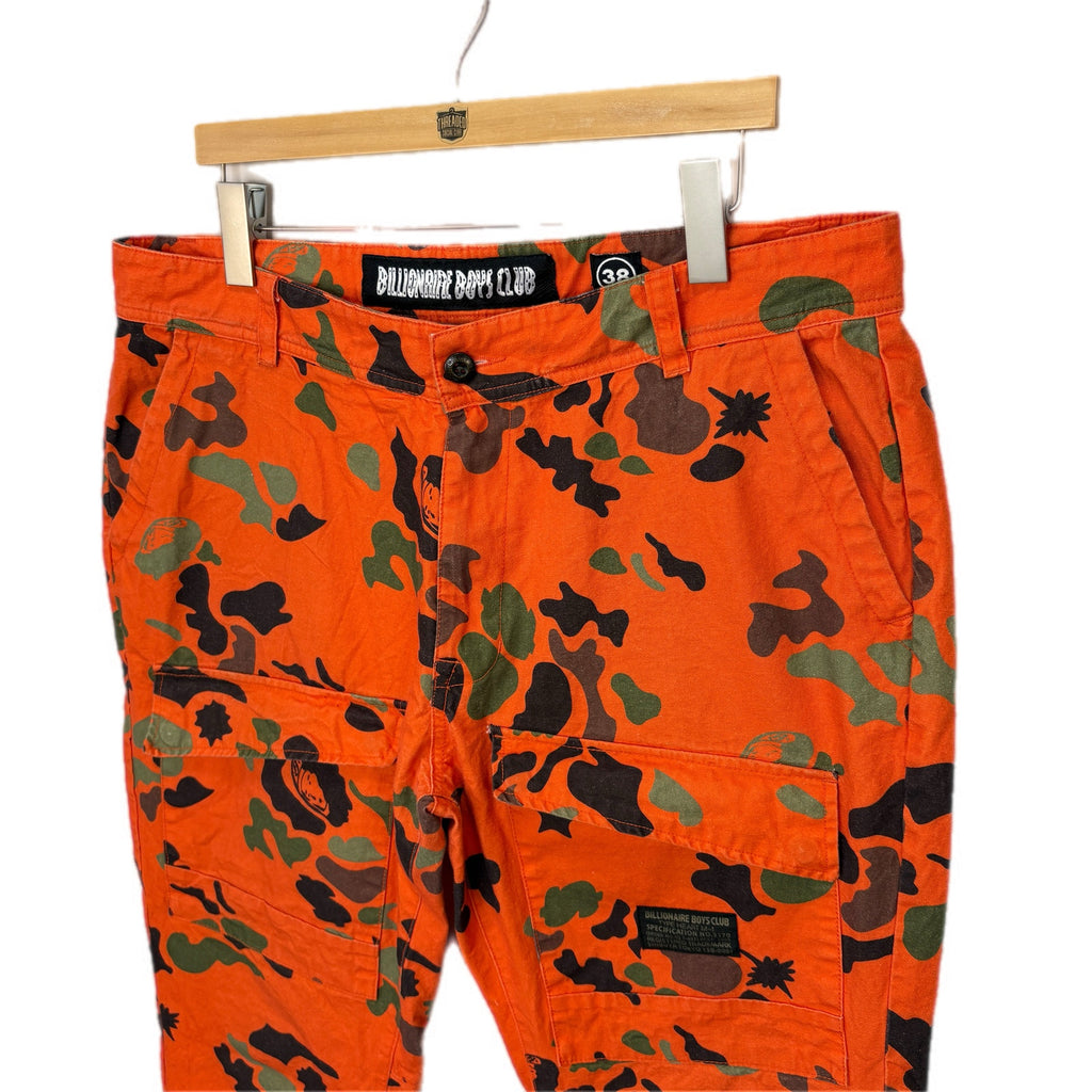 Billionaire Boys Club Camper Pant In Orange Camo - Men's Size 38