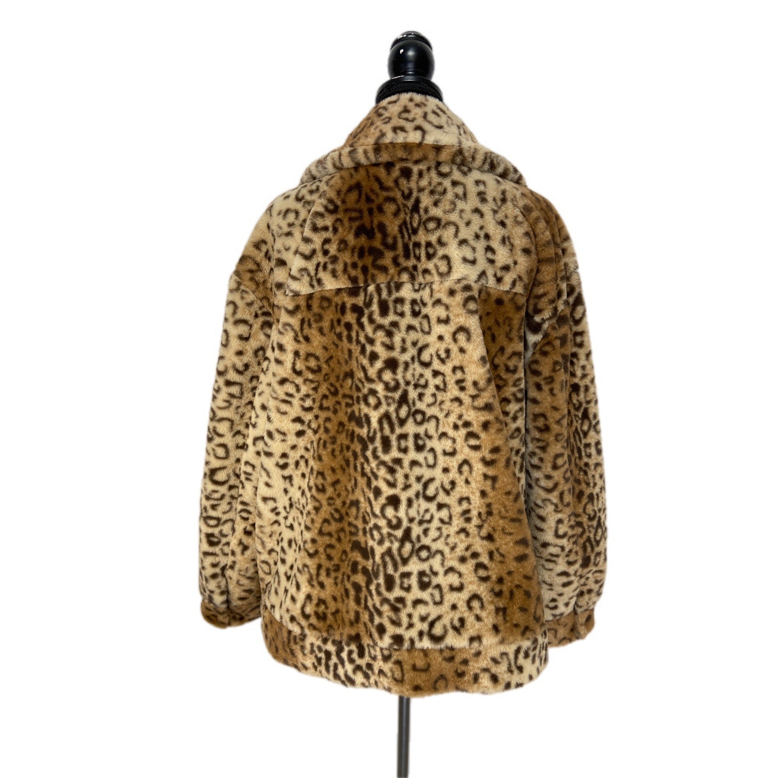 Urban Republic Jaguar Print Faux Fur Jacket NWT - Women's Size XL