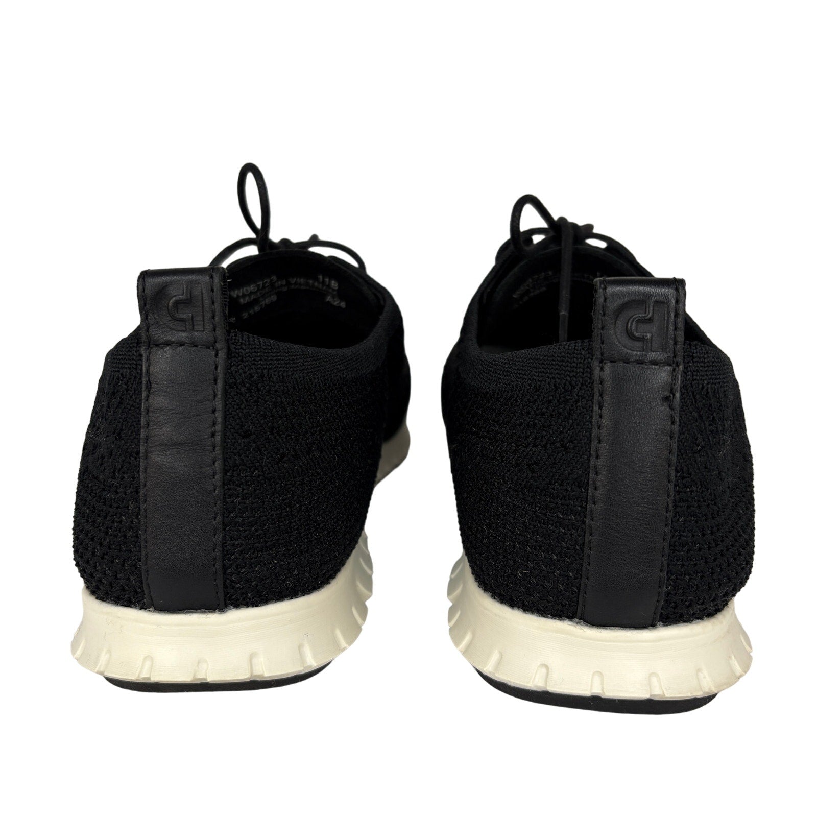 Cole Haan Zerogrand Black Knit Oxford Sneakers - Women's Size 11B