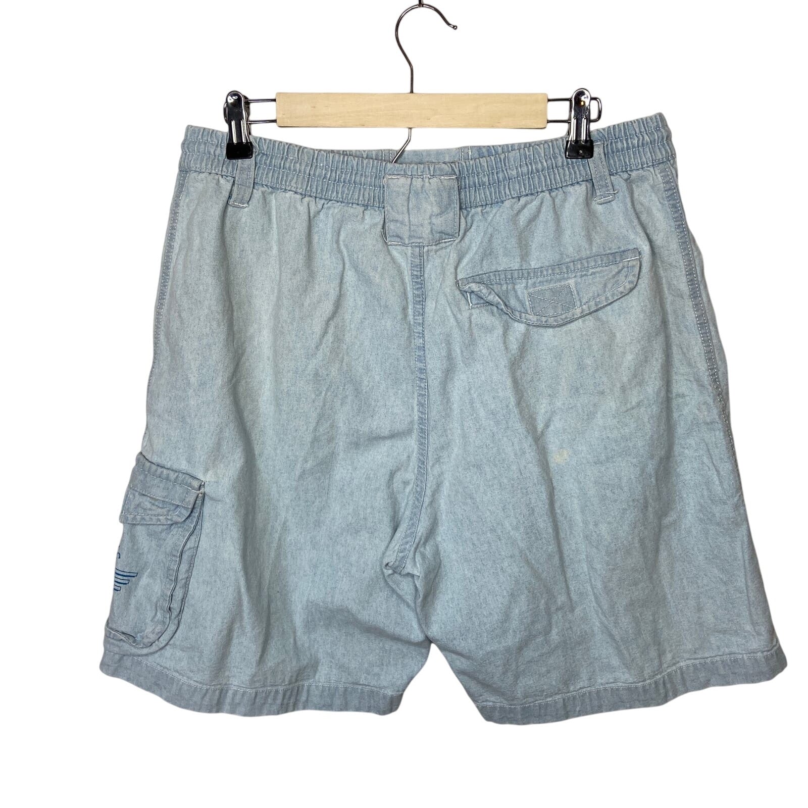 Vintage Gitano Stretch Waist Cargo Shorts - Men's Size L