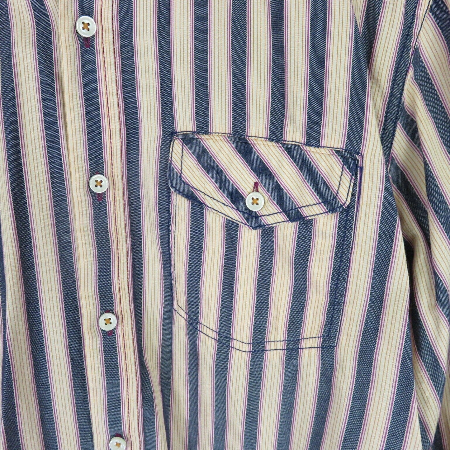 Tommy Bahama Striped Button Down Collar Casual Shirt - Men's L