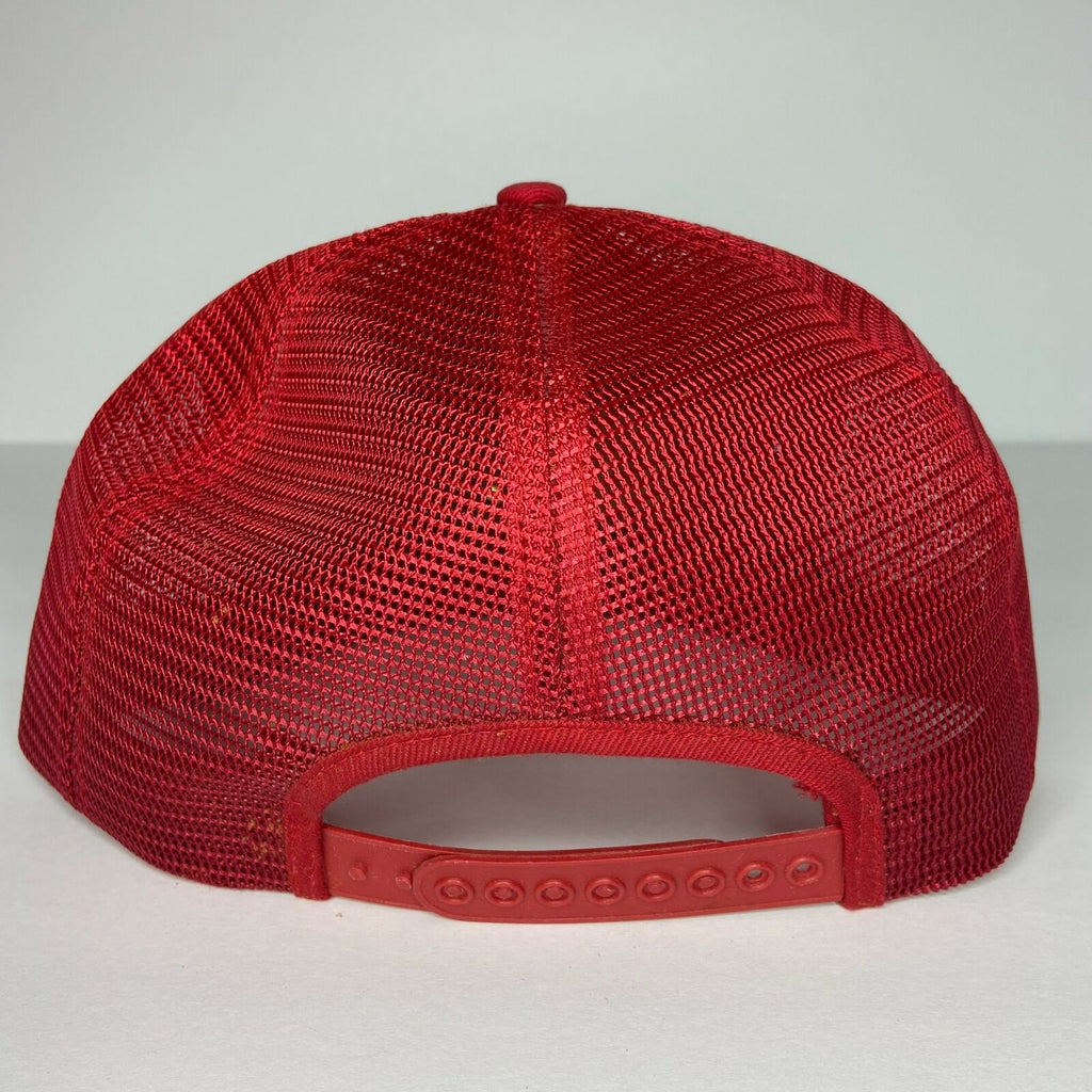 Vintage K Products Superflo Motor Oils Exxon Patch Mesh Snapback Trucker Hat