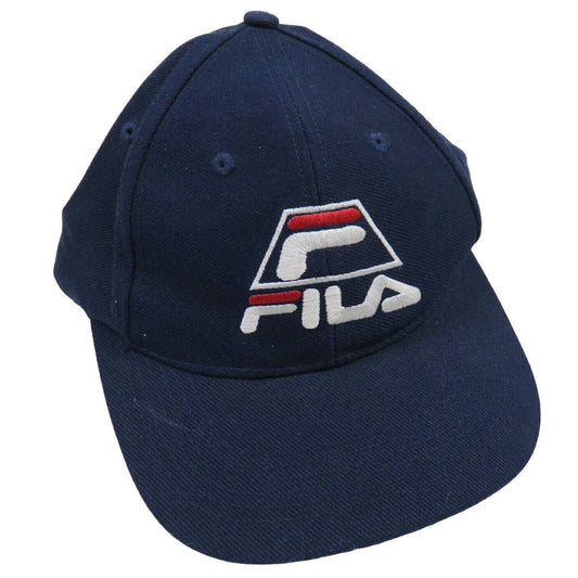 Fila Embroidered Logo Snapback Dad Hat