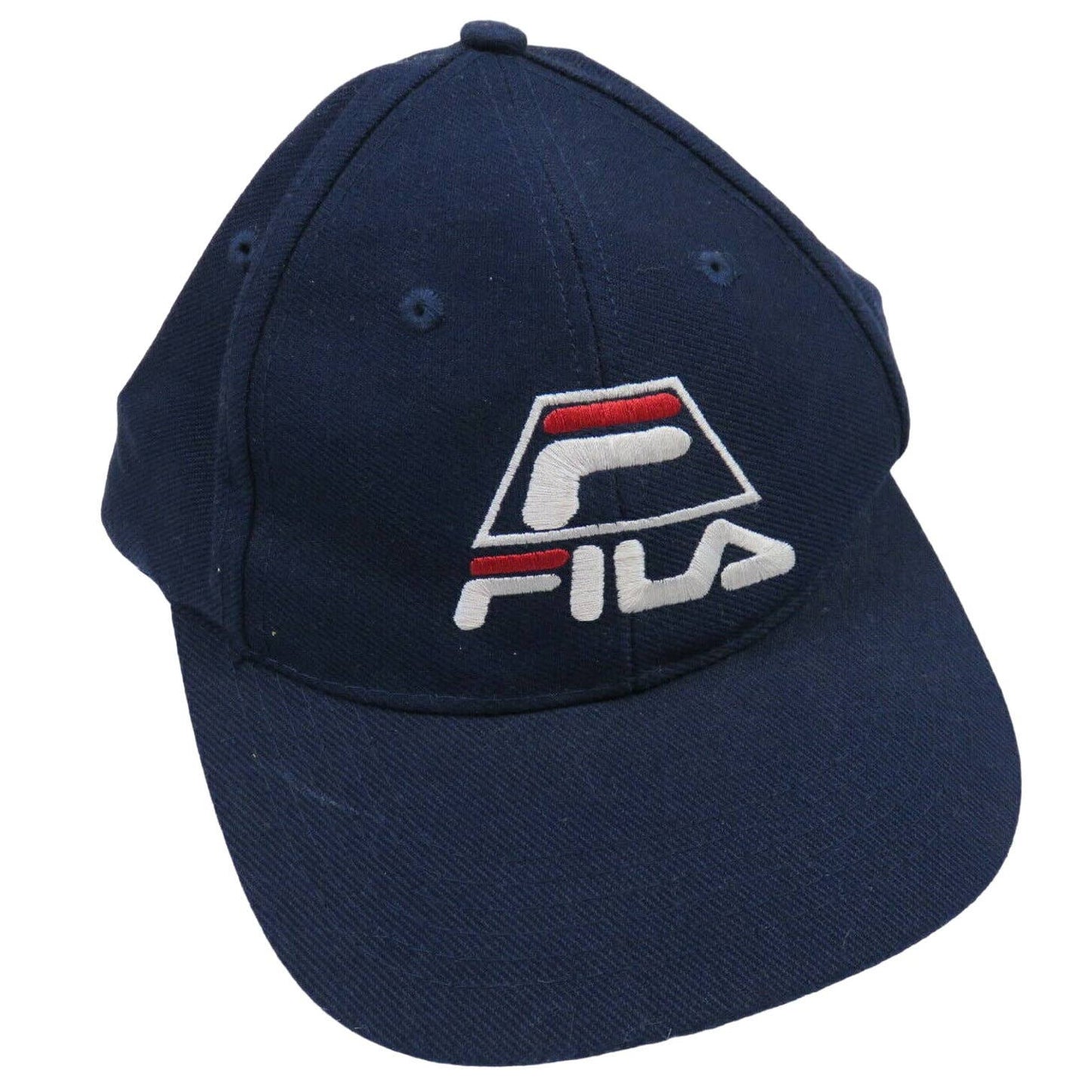 Fila Embroidered Logo Snapback Dad Hat