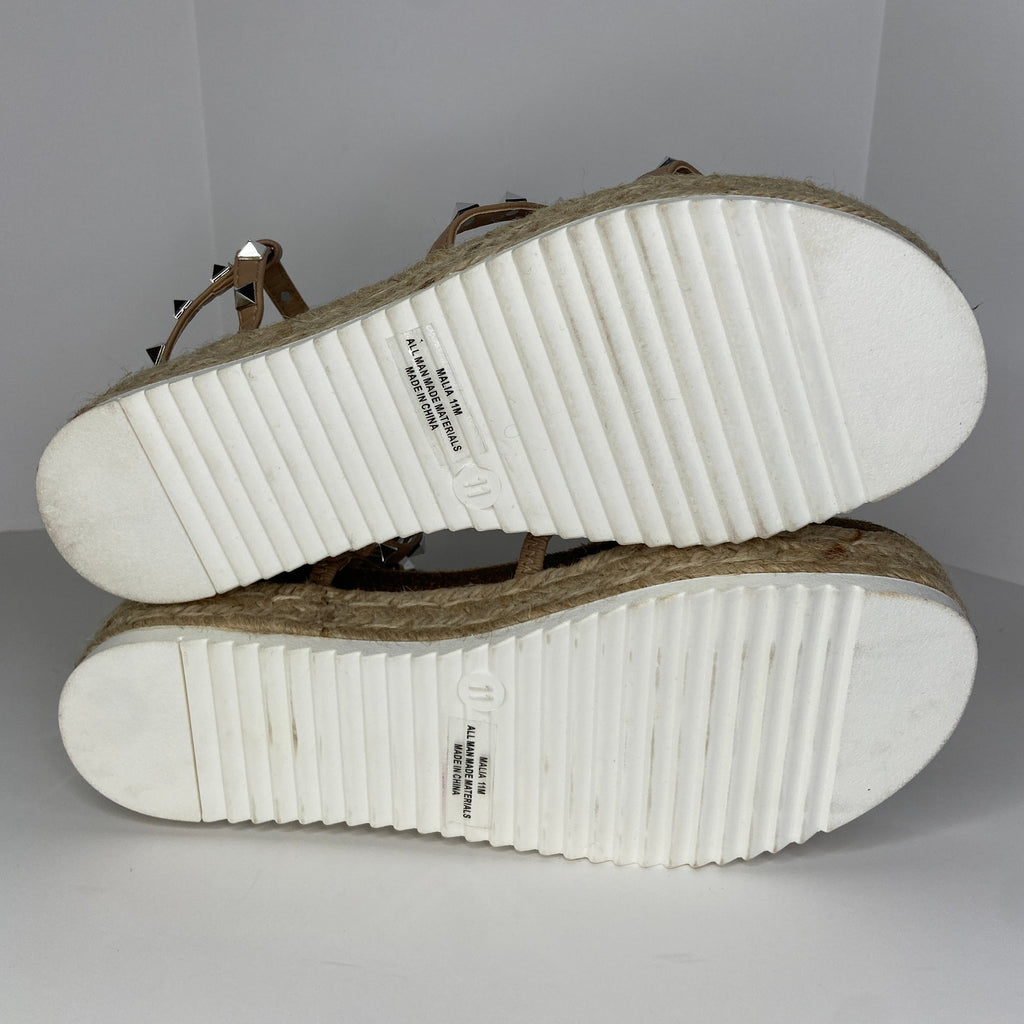 Cushionaire Malia Espadrille Embellished Sandals - Women's Size 11