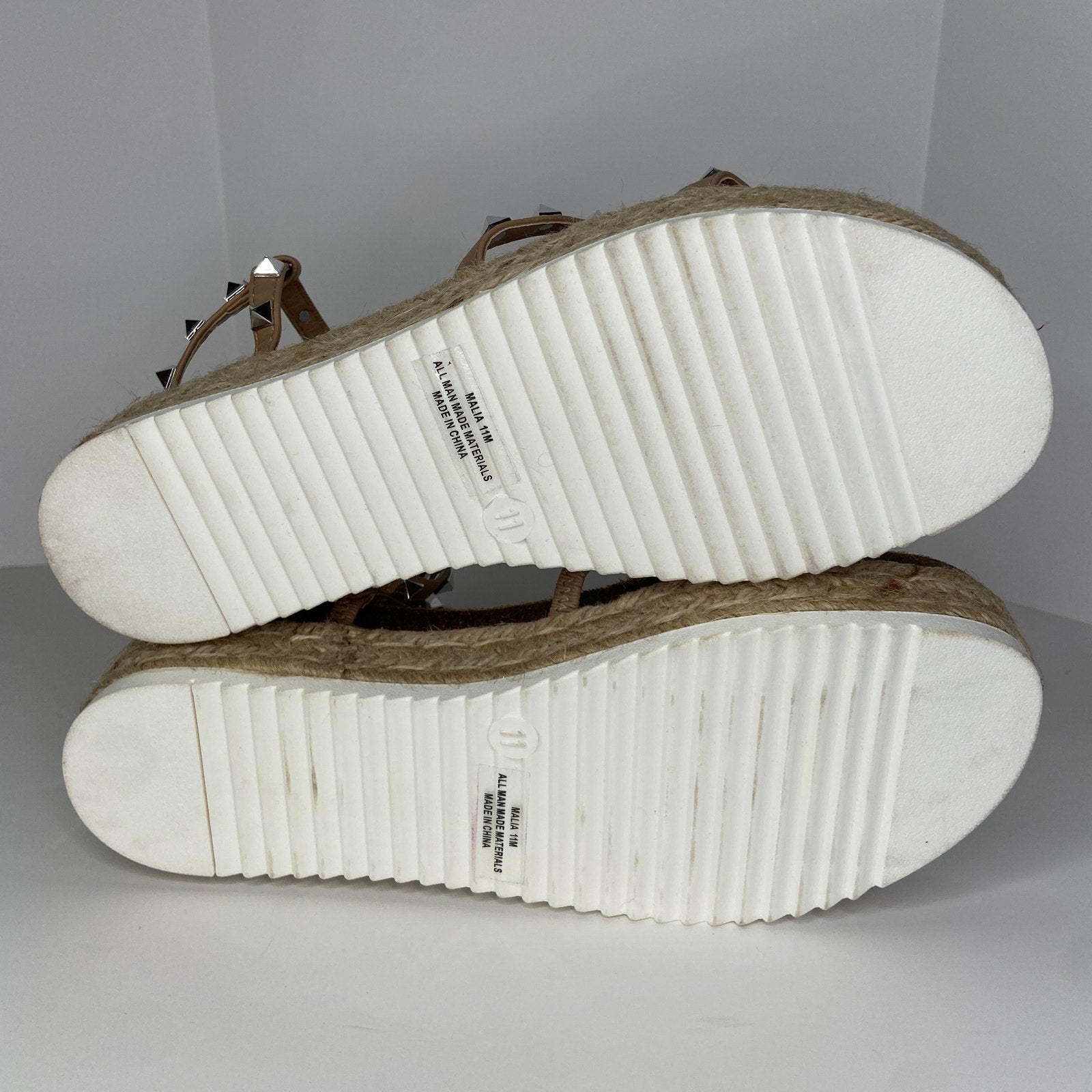 Cushionaire Malia Espadrille Embellished Sandals - Women's Size 11