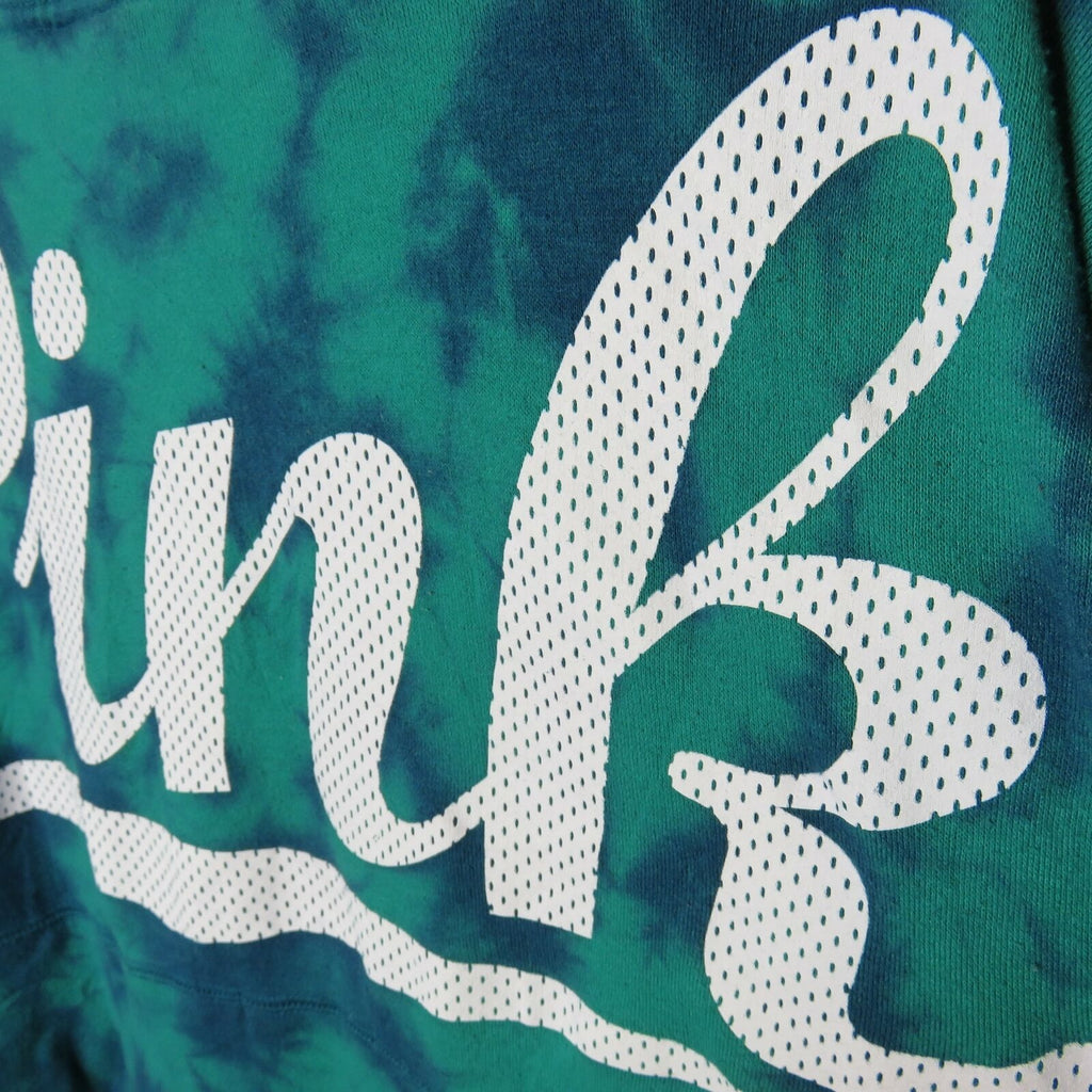 Pink Tie Dye Long Sleeve Light Weight Sweatshirt - Women's XS