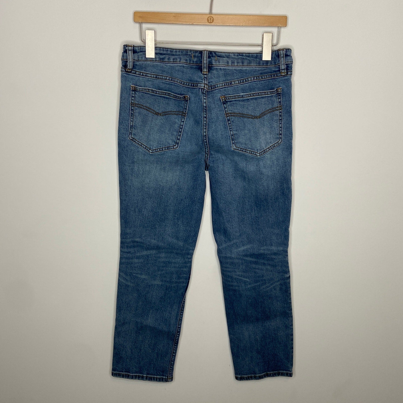 Free People Mid Rise Straight Leg Jeans - Women's Size 30