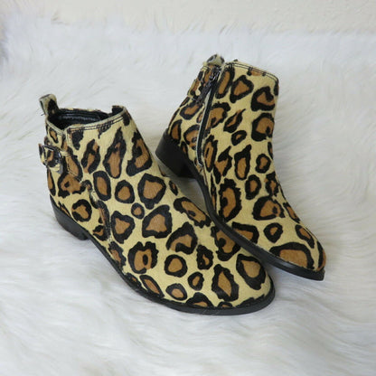 Blondo Waterproof Leopard Print Tami Ankle Booties - Women's 6M