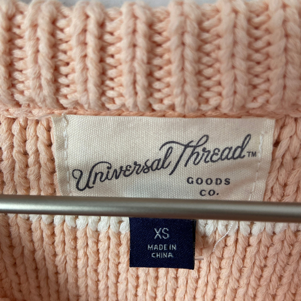 Universal Thread Sleeveless Striped Sweater - Women's Size XS