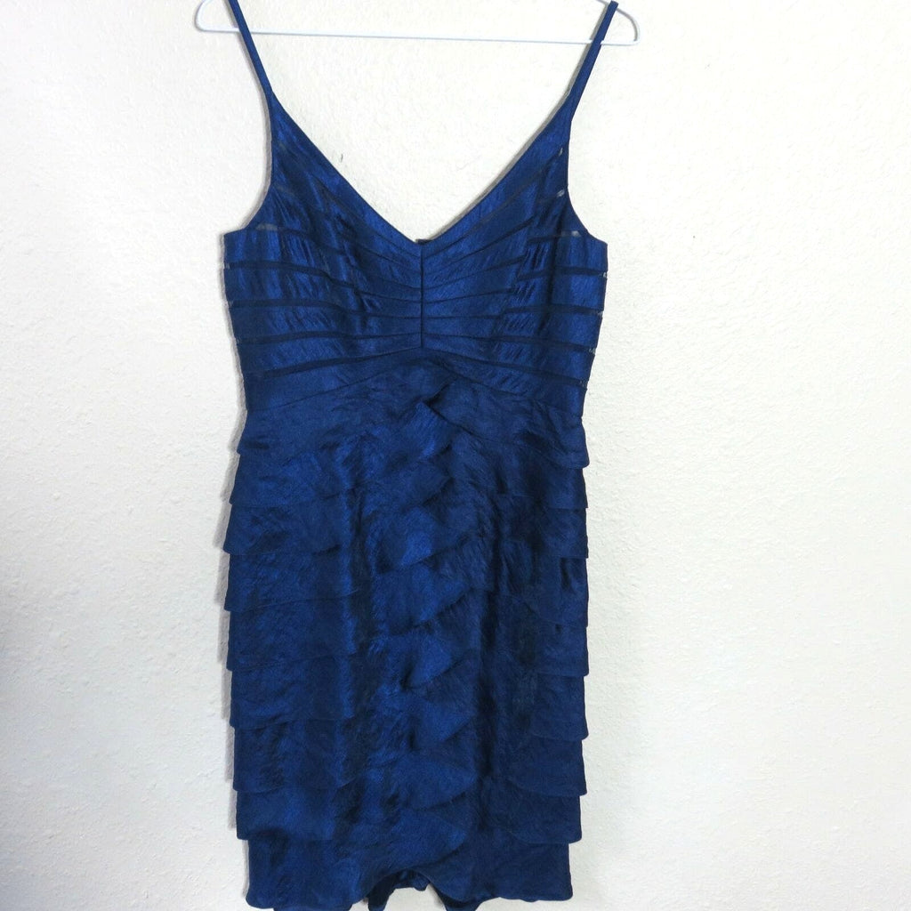 Adrianna Papell Occasions Cocktail Ruffle Tiered Evening Dress - Women's Size 6