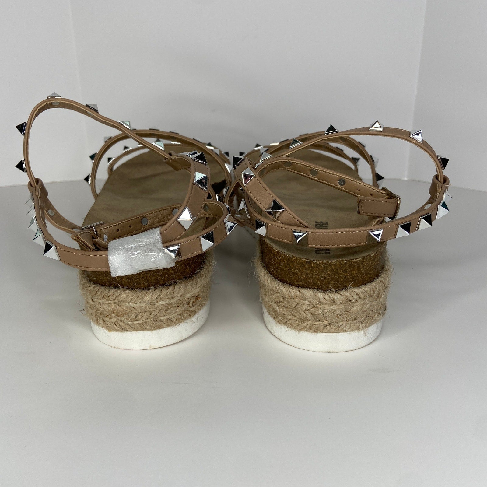Cushionaire Malia Espadrille Embellished Sandals - Women's Size 11