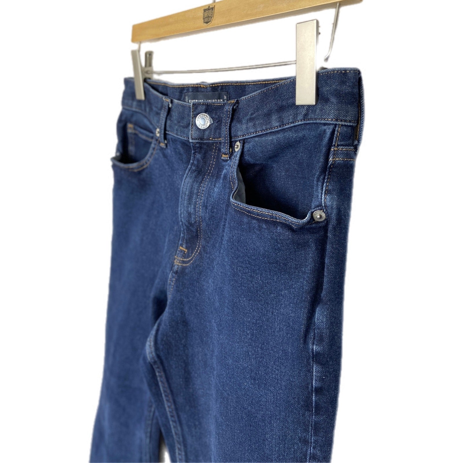 Everlane Uniform Dark Wash The Slim Jean - Men's Size 31x32