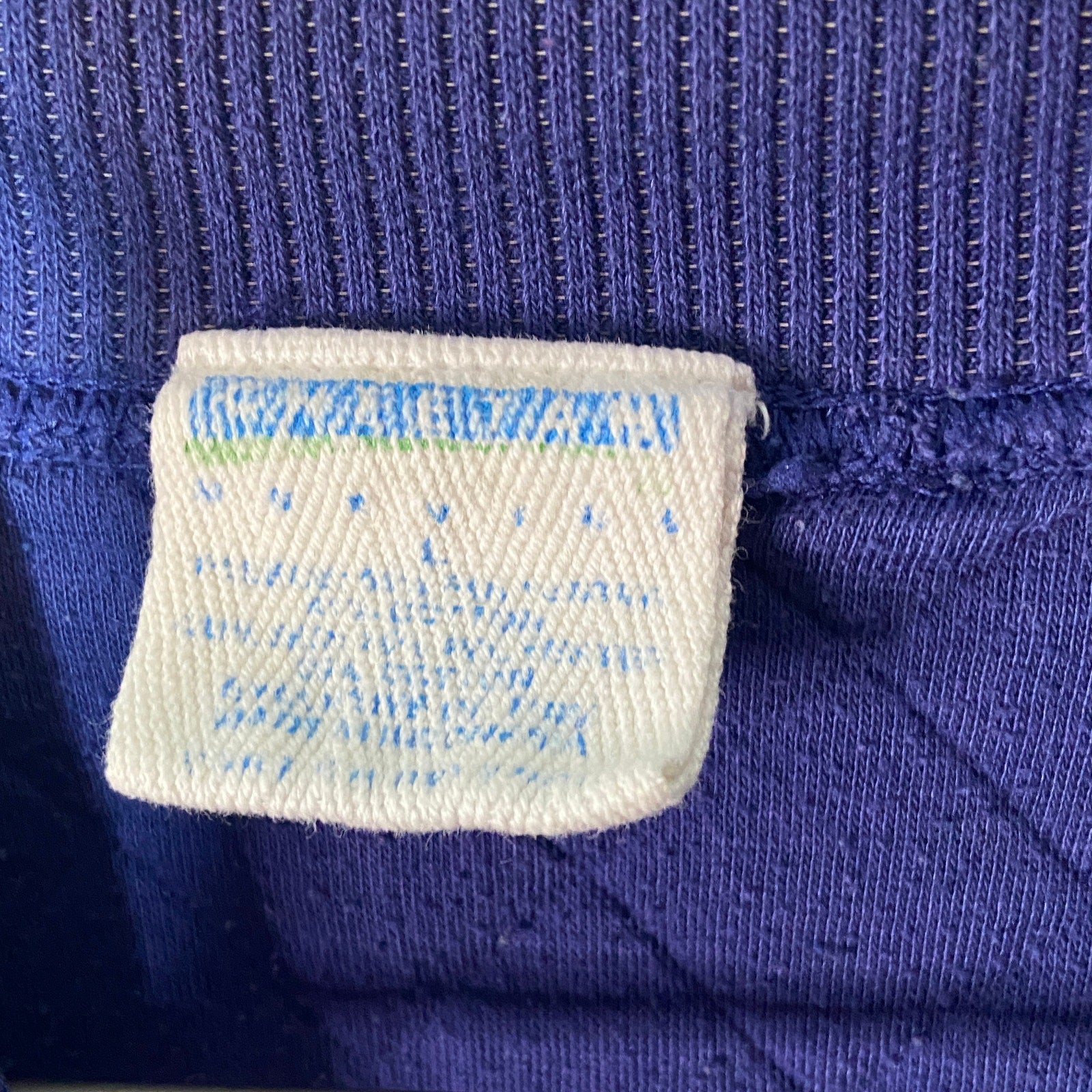 Vintage Quilted Pattern Mock Neck Sweatshirt - Women's Size Large