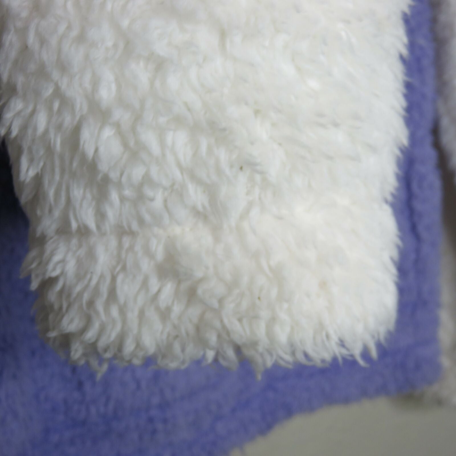 Gap Oversized Fuzzy Cozy Color Block 1/4 Zip Fleece - Women's S