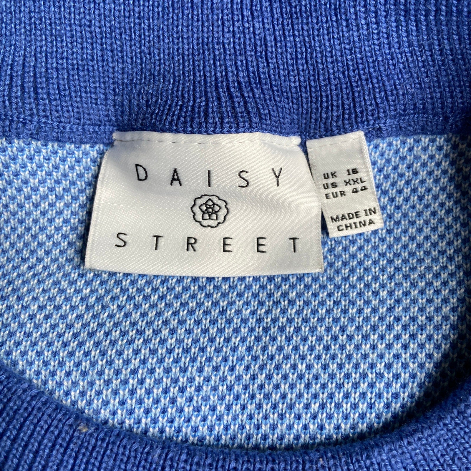 Daisy Street Blue Mountain Sunset Sweater - Women's Size XXL