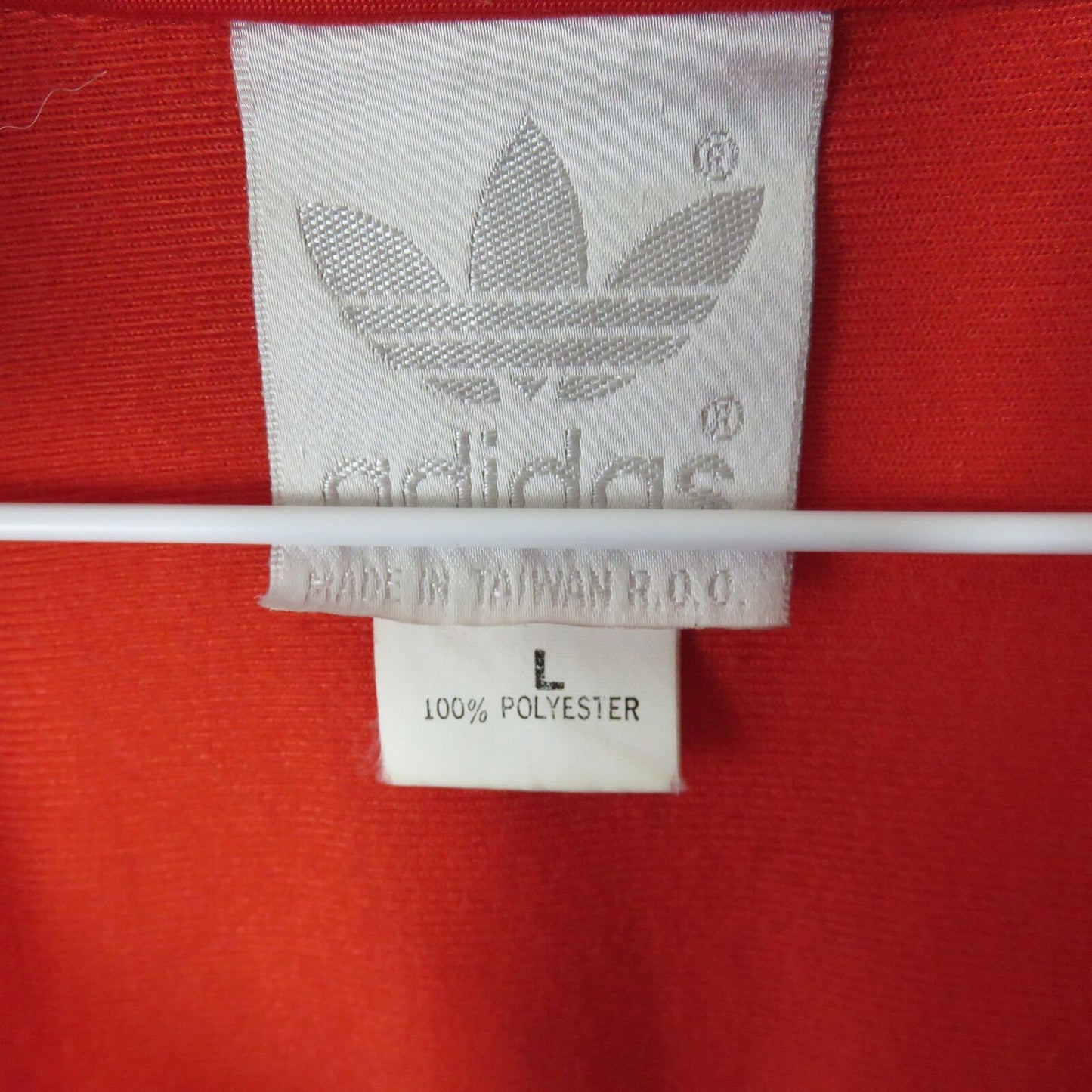 Vintage Adidas Trefoil Logo Zip Up Track Jacket - Men's Size Large