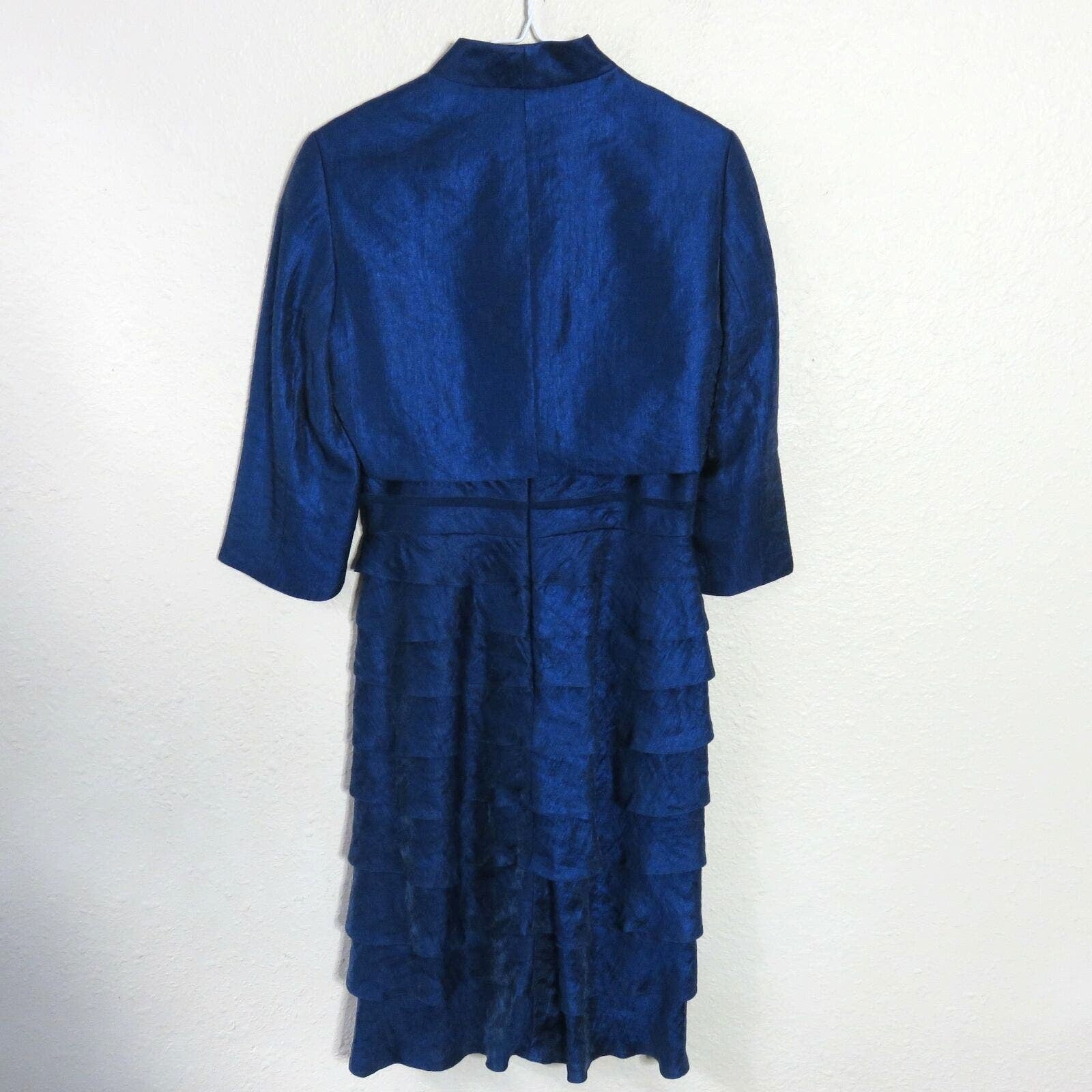 Adrianna Papell Occasions Cocktail Ruffle Tiered Evening Dress - Women's Size 6