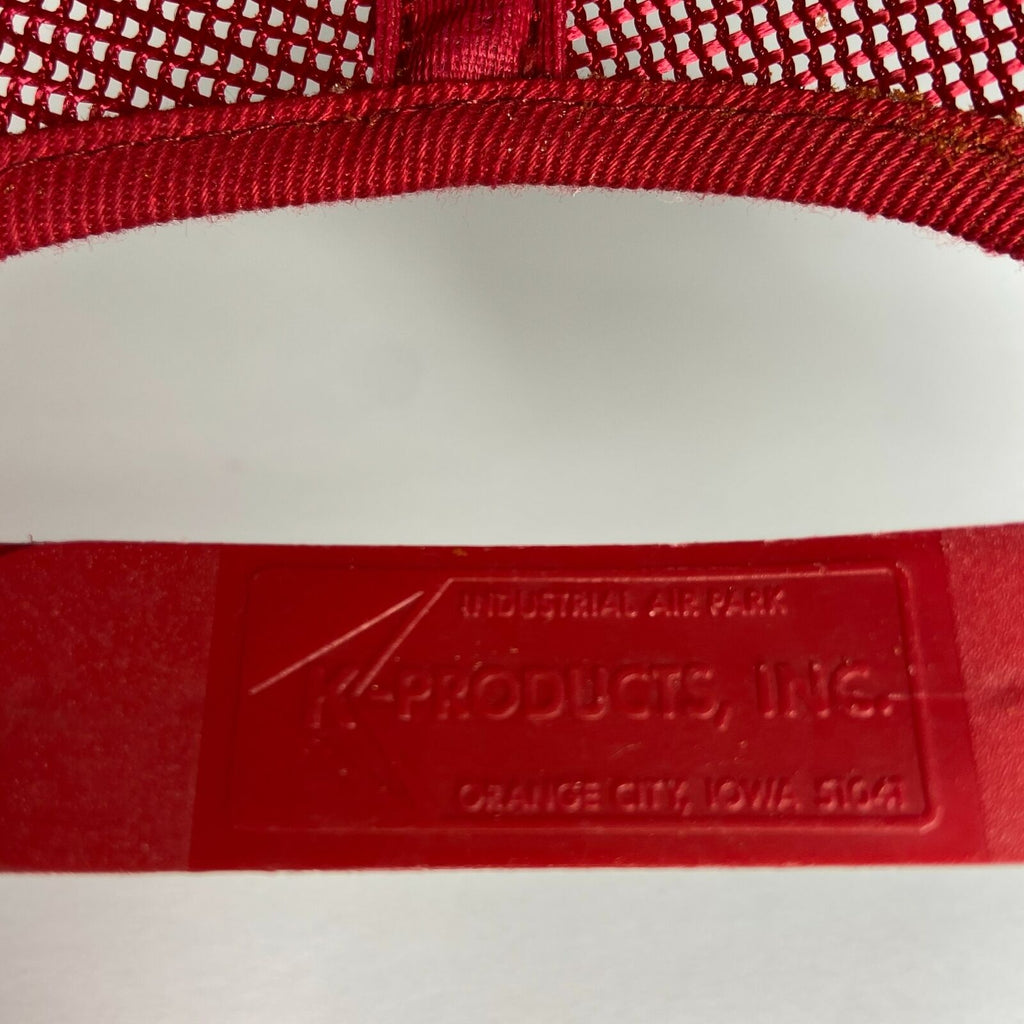 Vintage K Products Superflo Motor Oils Exxon Patch Mesh Snapback Trucker Hat