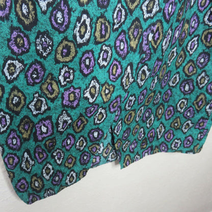 Vintage Ikat Patterned Wrap Skirt - Women's Size 7/8