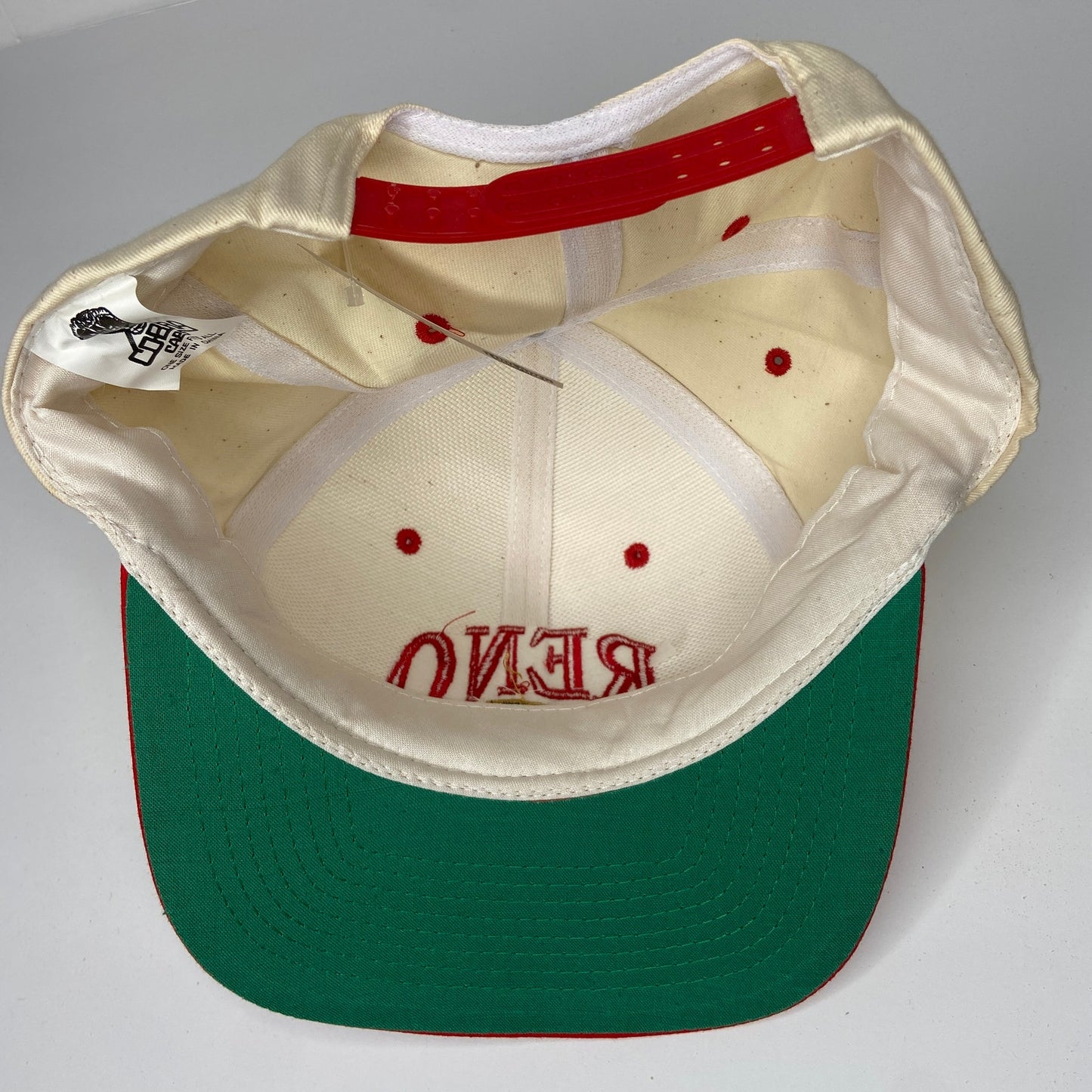 Vintage Y2K Reno Embroidered Snapback Trucker Hat